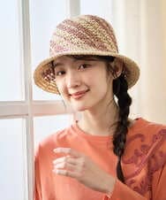 NK7ED01100 GIANNI LO GIUDICE(ジャンニ ロ ジュディチェ) ペーパーハット ピンク