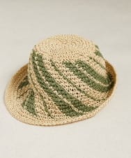 NK7ED01100 GIANNI LO GIUDICE(ジャンニ ロ ジュディチェ) ペーパーハット グリーン