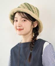 NK7ED01100 GIANNI LO GIUDICE(ジャンニ ロ ジュディチェ) ペーパーハット グリーン