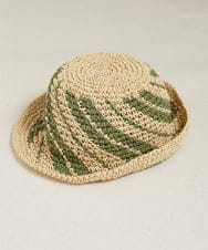 NK7ED01100 GIANNI LO GIUDICE(ジャンニ ロ ジュディチェ) ペーパーハット グリーン