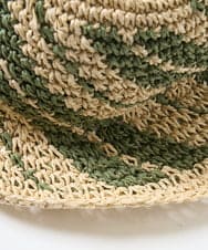 NK7ED01100 GIANNI LO GIUDICE(ジャンニ ロ ジュディチェ) ペーパーハット グリーン