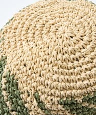 NK7ED01100 GIANNI LO GIUDICE(ジャンニ ロ ジュディチェ) ペーパーハット グリーン