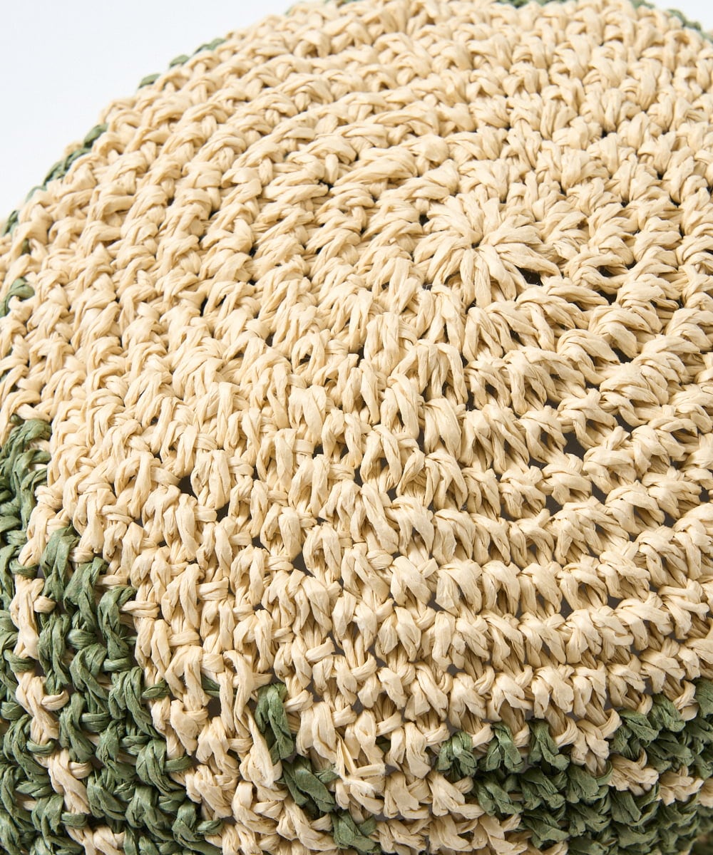 NK7ED01100 GIANNI LO GIUDICE(ジャンニ ロ ジュディチェ) ペーパーハット グリーン