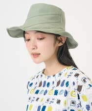 NK7ED02090 GIANNI LO GIUDICE(ジャンニ ロ ジュディチェ) コットンリネンハット グリーン