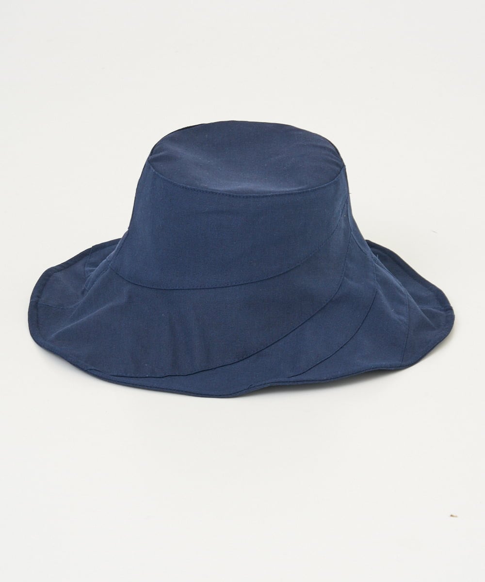 NK7ED02090 GIANNI LO GIUDICE(ジャンニ ロ ジュディチェ) コットンリネンハット ネイビー