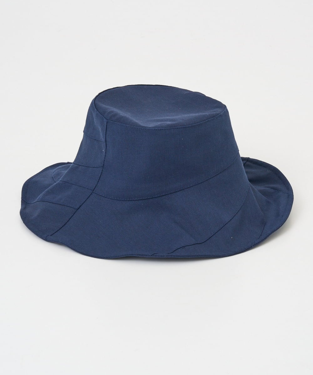 NK7ED02090 GIANNI LO GIUDICE(ジャンニ ロ ジュディチェ) コットンリネンハット ネイビー