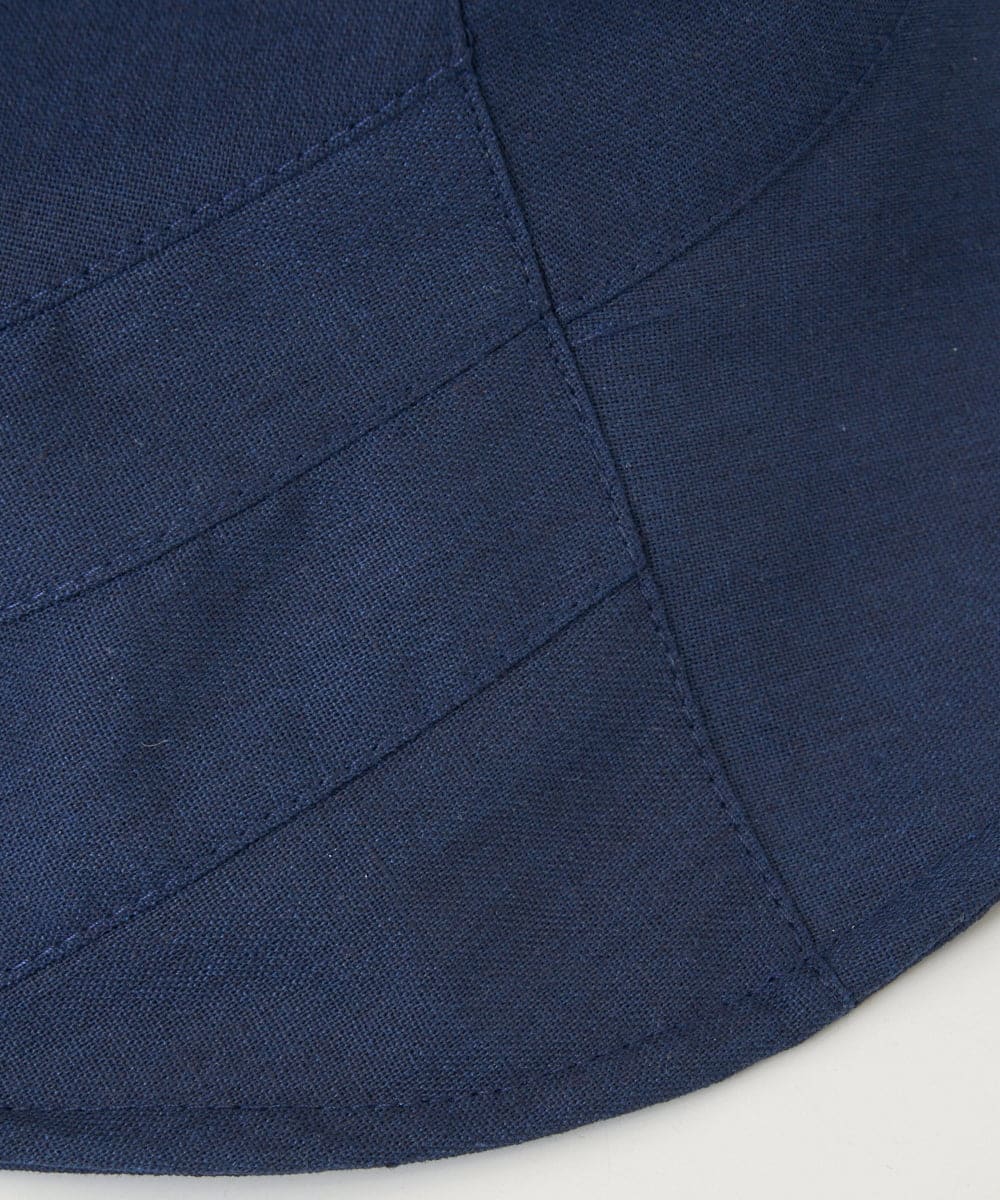 NK7ED02090 GIANNI LO GIUDICE(ジャンニ ロ ジュディチェ) コットンリネンハット ネイビー