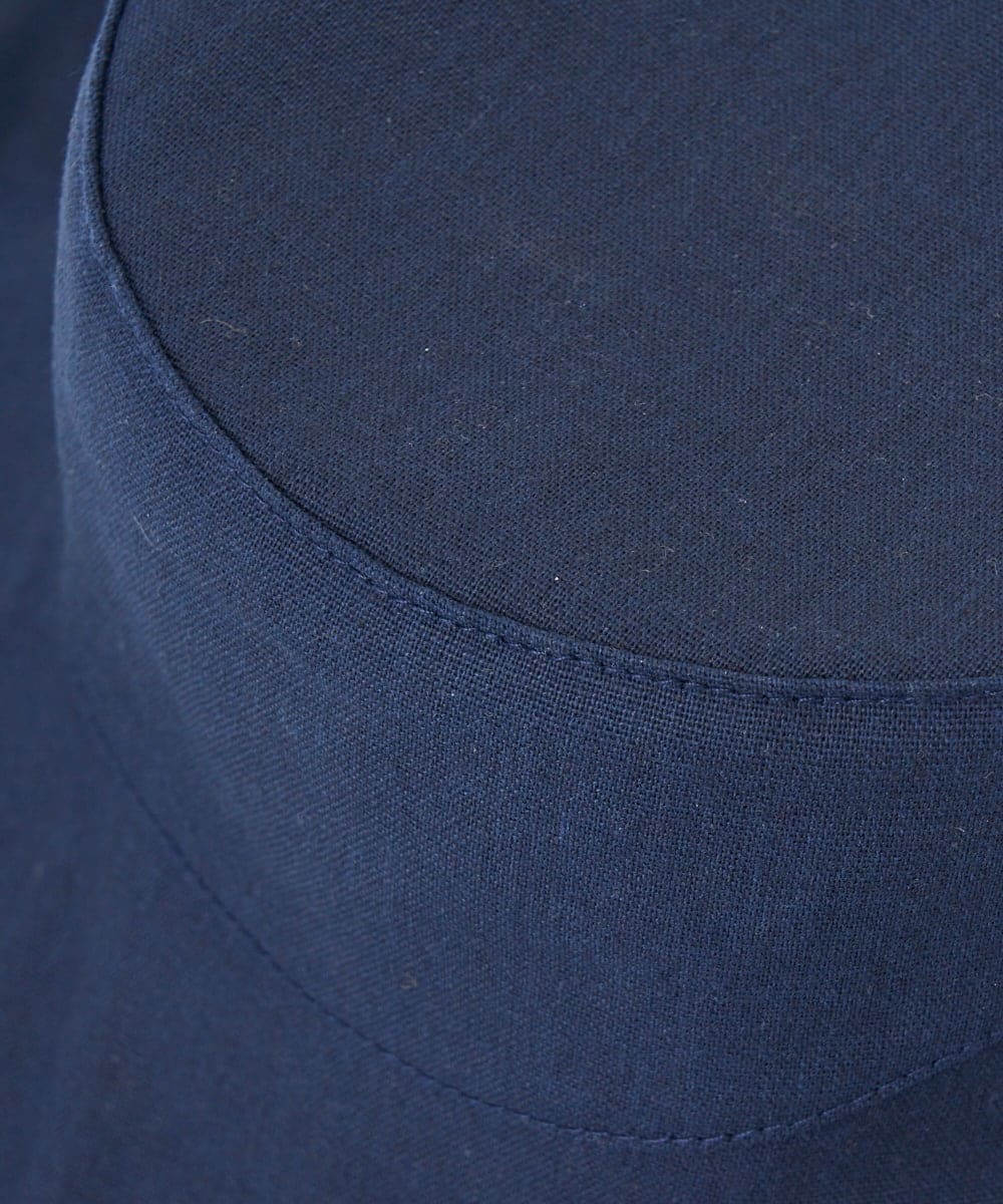 NK7ED02090 GIANNI LO GIUDICE(ジャンニ ロ ジュディチェ) コットンリネンハット ネイビー