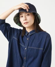 NK7GA20150 GIANNI LO GIUDICE(ジャンニ ロ ジュディチェ) フレンチリネンハット ネイビー