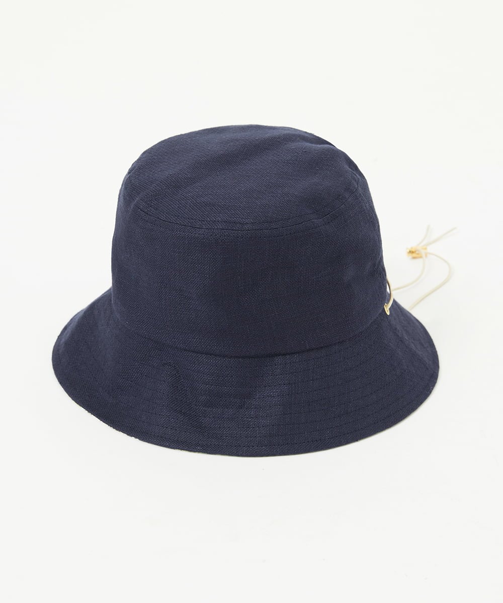NK7GA20150 GIANNI LO GIUDICE(ジャンニ ロ ジュディチェ) フレンチリネンハット ネイビー