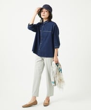 NK7GA20150 GIANNI LO GIUDICE(ジャンニ ロ ジュディチェ) フレンチリネンハット ネイビー