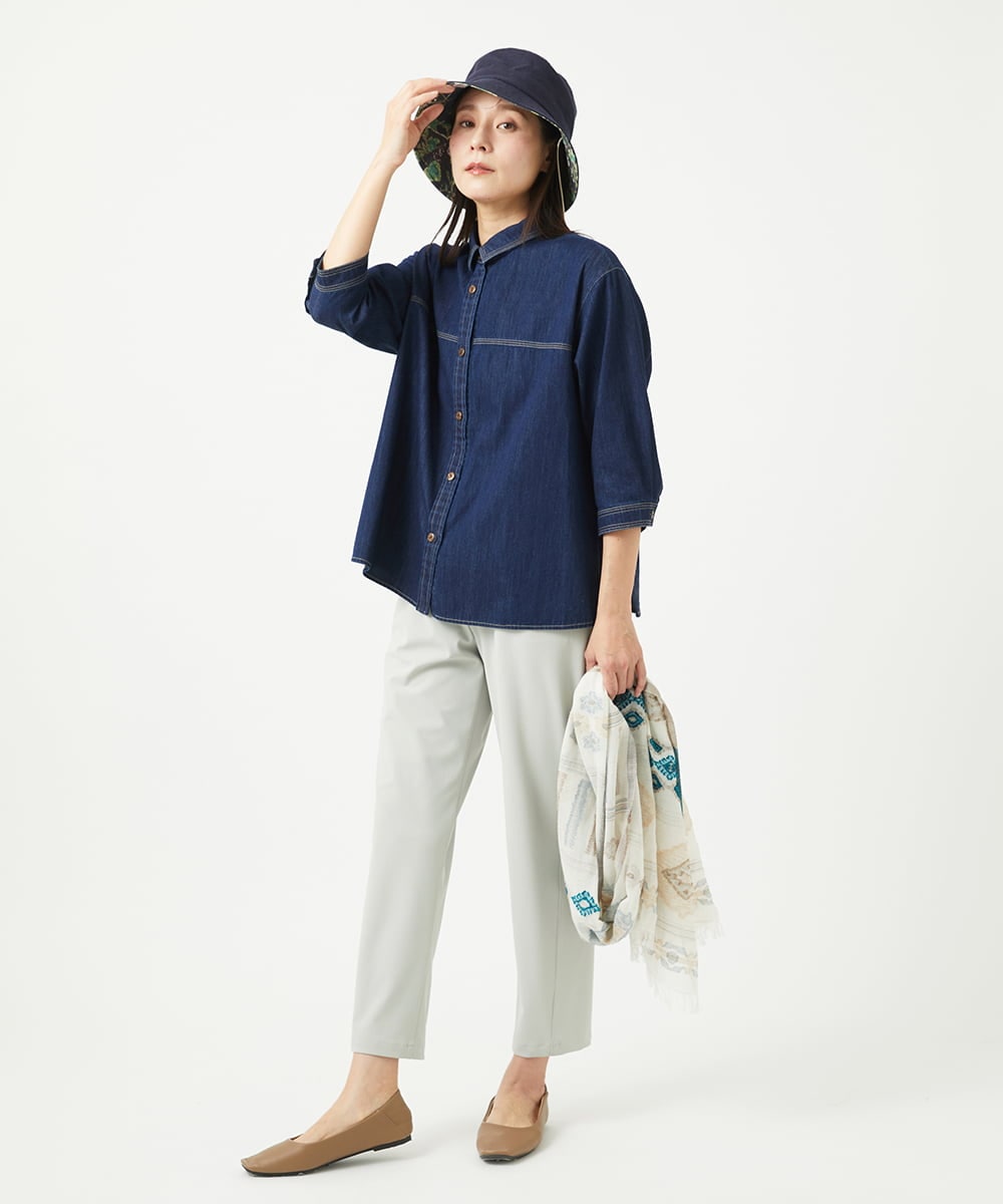 NK7GA20150 GIANNI LO GIUDICE(ジャンニ ロ ジュディチェ) フレンチリネンハット ネイビー