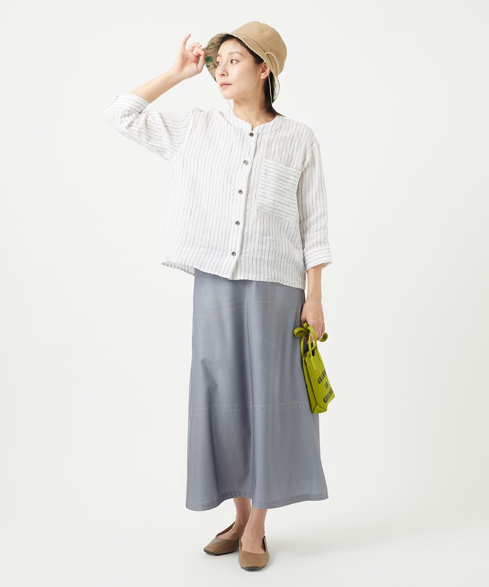 NK7GA20150 GIANNI LO GIUDICE(ジャンニ ロ ジュディチェ) フレンチリネンハット ベージュ