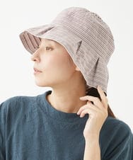 NK7HX10080 GIANNI LO GIUDICE(ジャンニ ロ ジュディチェ) [洗える]カサブランカハット ピンク