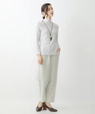 NR2AV06090 GIANNI LO GIUDICE(小さいサイズ)(メゾン ドゥ サンク) [日本製]スネーク柄パッチワーク風ワントップネックレス  グリーン系