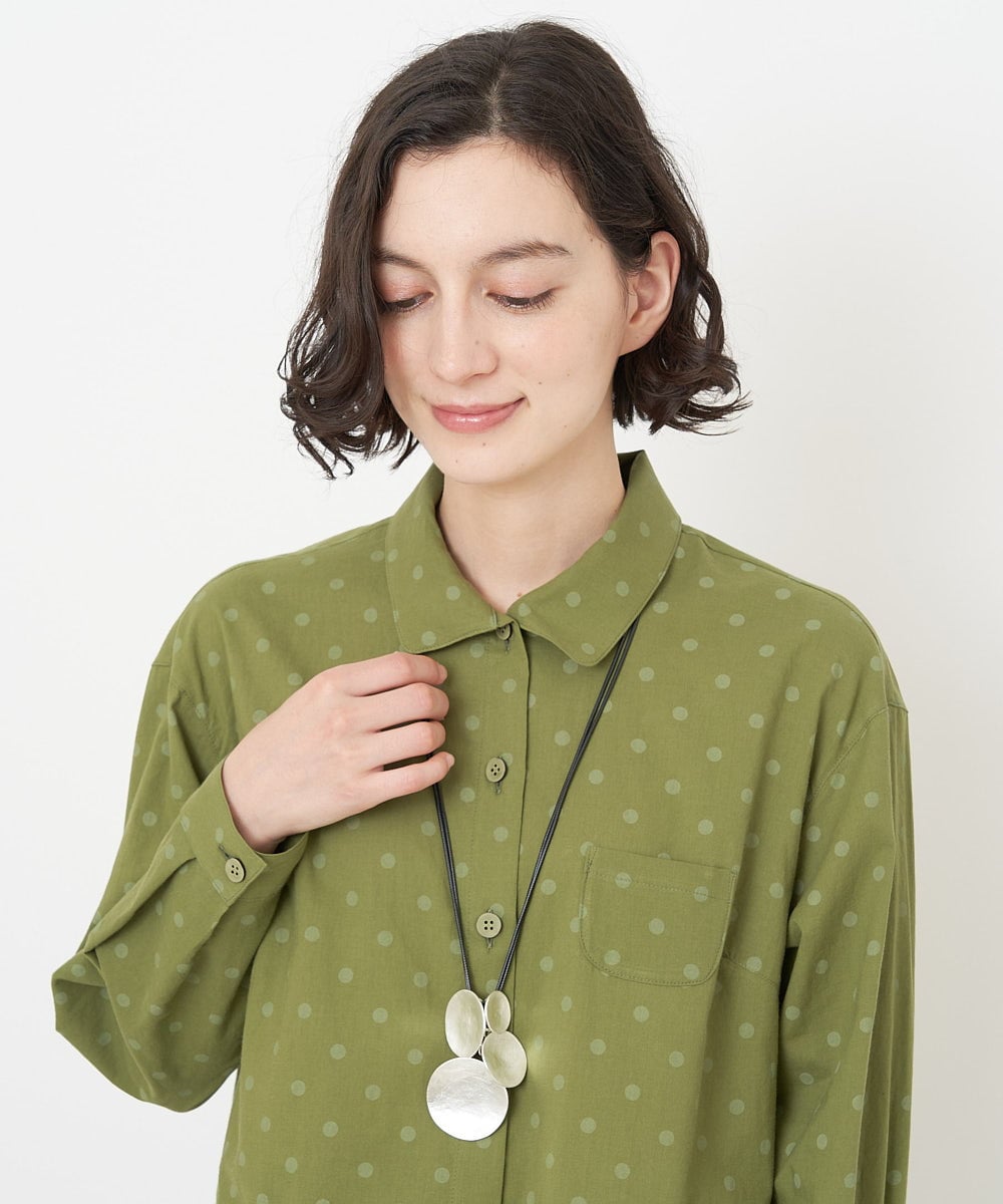 NR2AV09080 GIANNI LO GIUDICE(小さいサイズ)(メゾン ドゥ サンク) シルバープレートワントップネックレス シルバー