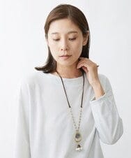 NR2AW01120 GIANNI LO GIUDICE(小さいサイズ)(メゾン ドゥ サンク) [日本製]Inasoパールネックレス ホワイト