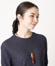 NR2AW02120 GIANNI LO GIUDICE(小さいサイズ)(メゾン ドゥ サンク) [日本製]美濃焼ワントップネックレス レッド系