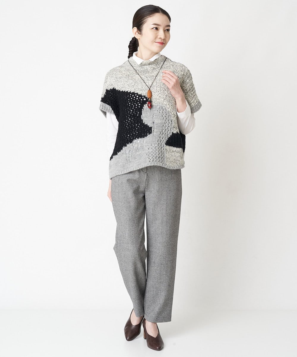 NR2AW02120 GIANNI LO GIUDICE(小さいサイズ)(メゾン ドゥ サンク) [日本製]美濃焼ワントップネックレス レッド系