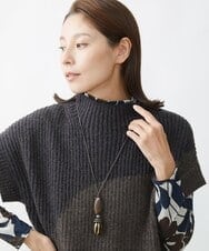 NR2AW02120 GIANNI LO GIUDICE(小さいサイズ)(メゾン ドゥ サンク) [日本製]美濃焼ワントップネックレス レッド系
