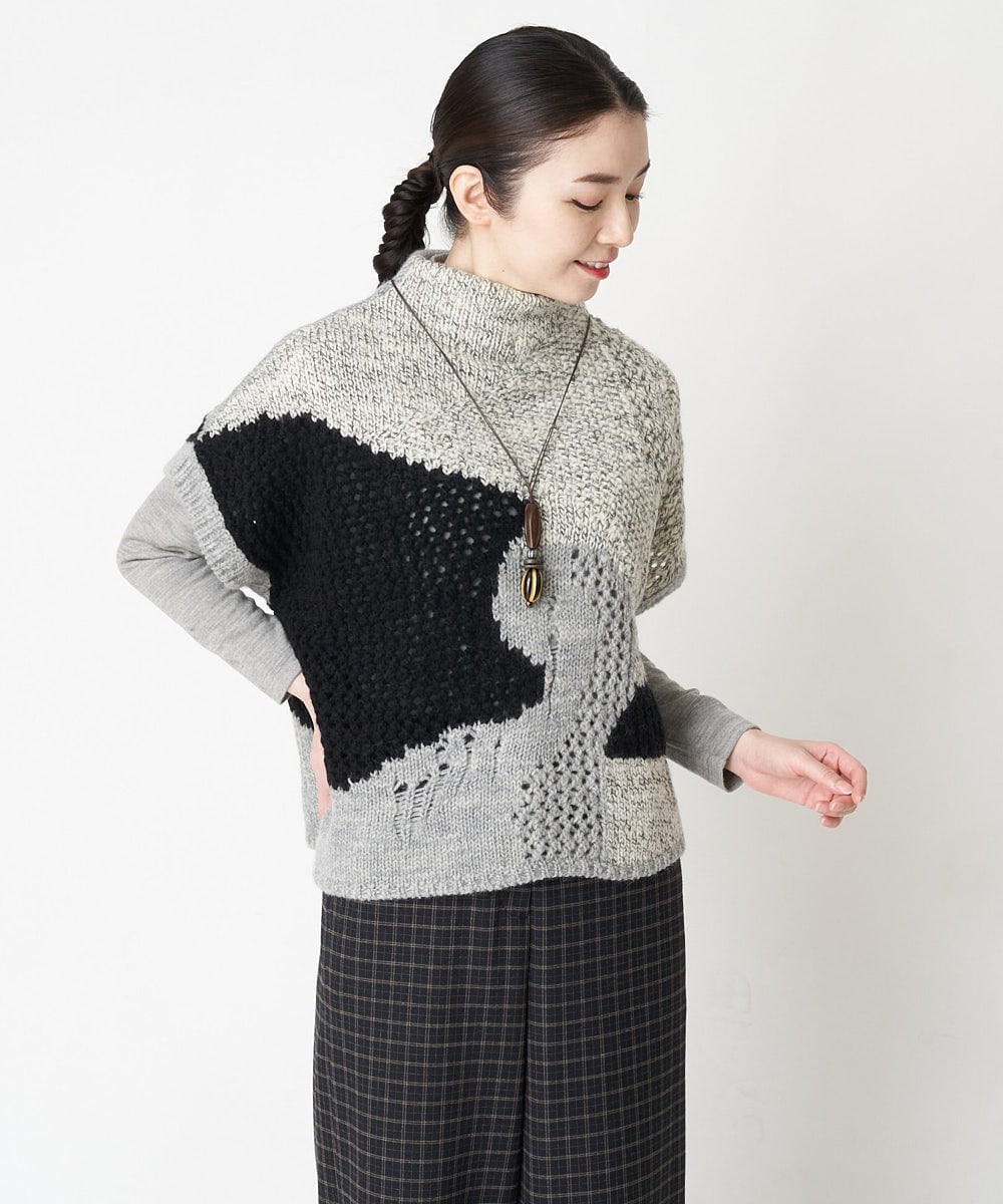 NR2AW02120 GIANNI LO GIUDICE(小さいサイズ)(メゾン ドゥ サンク) [日本製]美濃焼ワントップネックレス レッド系