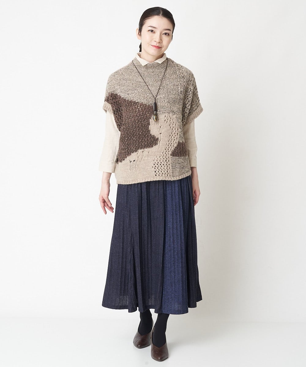 NR2AW02120 GIANNI LO GIUDICE(小さいサイズ)(メゾン ドゥ サンク) [日本製]美濃焼ワントップネックレス レッド系