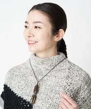 NR2AW02120 GIANNI LO GIUDICE(小さいサイズ)(メゾン ドゥ サンク) [日本製]美濃焼ワントップネックレス ブラック系