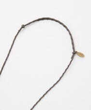 NR2AW03080 GIANNI LO GIUDICE(小さいサイズ)(メゾン ドゥ サンク) [日本製]ウッドワントップネックレス ベージュ