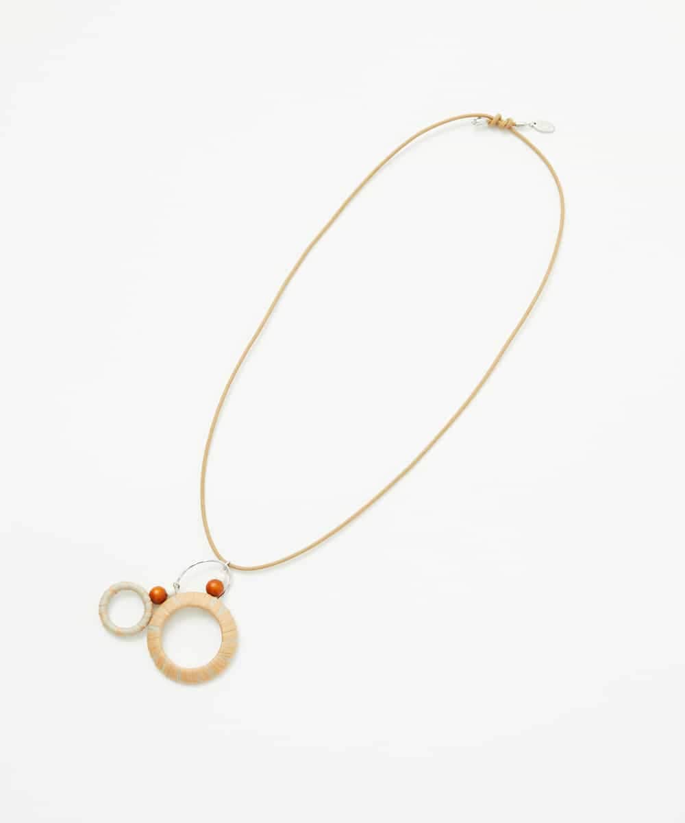 NR2ED01100 GIANNI LO GIUDICE(小さいサイズ)(メゾン ドゥ サンク) リングテープトップネックレス ネイビー