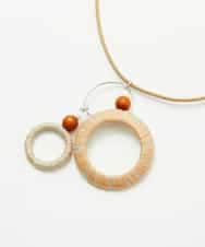 NR2ED01100 GIANNI LO GIUDICE(小さいサイズ)(メゾン ドゥ サンク) リングテープトップネックレス ネイビー