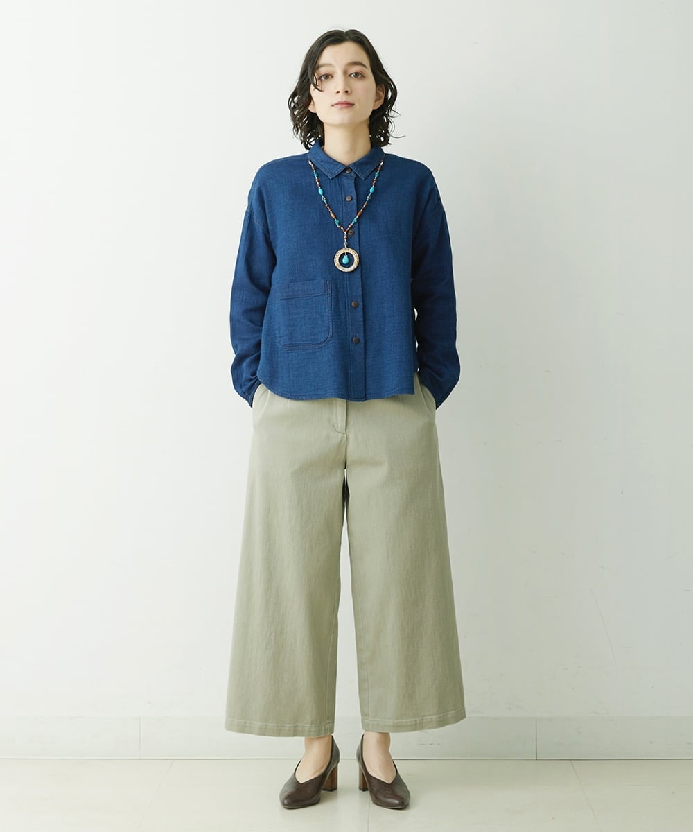 NR2ET02140 GIANNI LO GIUDICE(小さいサイズ)(メゾン ドゥ サンク) ターコイズミックスパーツネックレス ターコイズブルー系