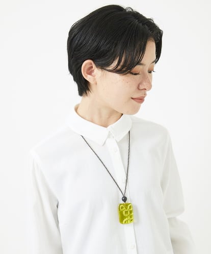 NR2GA24100 GIANNI LO GIUDICE(小さいサイズ) [日本製]ラメレジンネックレス