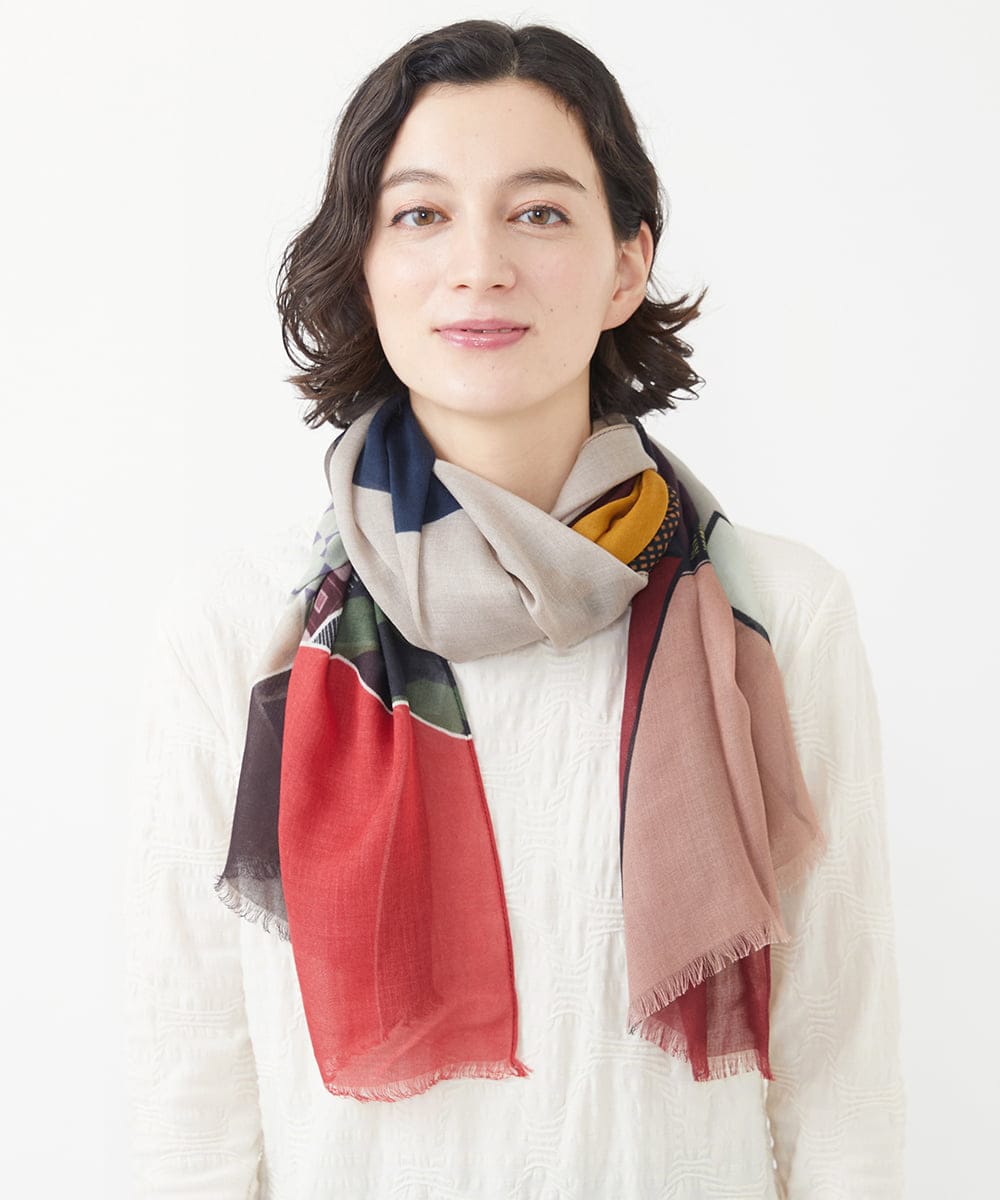 45R ショール ahujasons】ハンドカットショール | 藤巻百貨店