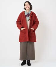 NR3AE15100 GIANNI LO GIUDICE(小さいサイズ)(メゾン ドゥ サンク) カラーブロックストール ブラック