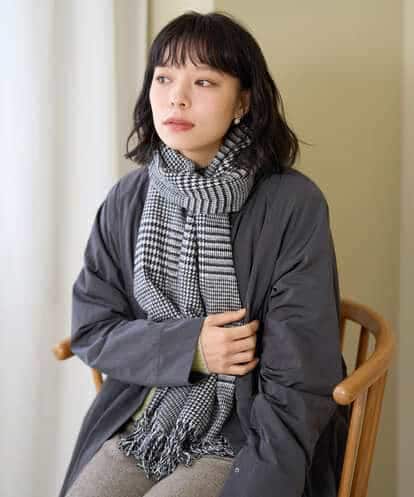 NR3AH41110 GIANNI LO GIUDICE(小さいサイズ) イタリーチェックストール