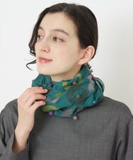 NR3AV05170 GIANNI LO GIUDICE(小さいサイズ)(メゾン ドゥ サンク) ニードルパンチフェルトデザインストール グリーン系
