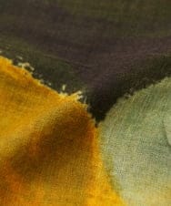 NR3AV06170 GIANNI LO GIUDICE(小さいサイズ)(メゾン ドゥ サンク) ドット油絵調ストール イエロー系