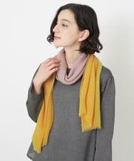 NR3AV09100 GIANNI LO GIUDICE(小さいサイズ)(メゾン ドゥ サンク) グラデーションカラープリーツストール ブルー系