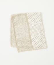 NR3AV11050 GIANNI LO GIUDICE(小さいサイズ)(メゾン ドゥ サンク) ドットバンダナプリントスカーフ ネイビー