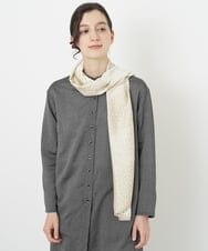 NR3AV11050 GIANNI LO GIUDICE(小さいサイズ)(メゾン ドゥ サンク) ドットバンダナプリントスカーフ ネイビー