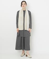 NR3AV11050 GIANNI LO GIUDICE(小さいサイズ)(メゾン ドゥ サンク) ドットバンダナプリントスカーフ ネイビー