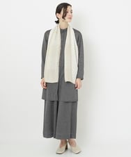 NR3AV11050 GIANNI LO GIUDICE(小さいサイズ)(メゾン ドゥ サンク) ドットバンダナプリントスカーフ ネイビー