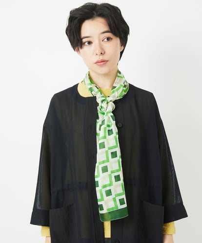 NR3EB06090 GIANNI LO GIUDICE(小さいサイズ) キカ柄シルクストール