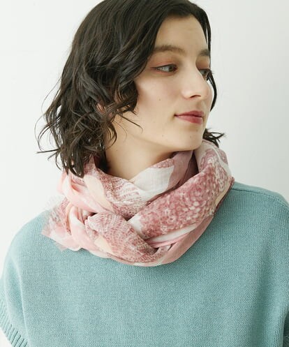 NR3ET08080 GIANNI LO GIUDICE(小さいサイズ) ハレノヒコットンシルクストール