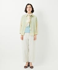 NR3GE46080 GIANNI LO GIUDICE(小さいサイズ)(メゾン ドゥ サンク) ドットエンブロイダリーストール アイボリー