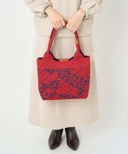 NR5AE11090 GIANNI LO GIUDICE(小さいサイズ)(メゾン ドゥ サンク) ニットバッグ グリーン