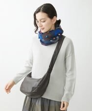 NR5AV02150 GIANNI LO GIUDICE(小さいサイズ)(メゾン ドゥ サンク) シープレザー三日月型ショルダーバッグ ベージュ