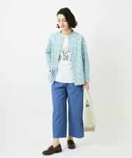 NR5ED02120 GIANNI LO GIUDICE(小さいサイズ)(メゾン ドゥ サンク) ニットバッグ ベージュ