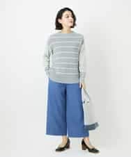 NR5ED02120 GIANNI LO GIUDICE(小さいサイズ)(メゾン ドゥ サンク) ニットバッグ ベージュ