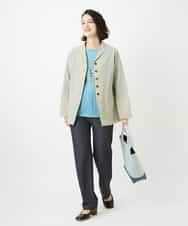 NR5ED02120 GIANNI LO GIUDICE(小さいサイズ)(メゾン ドゥ サンク) ニットバッグ ベージュ